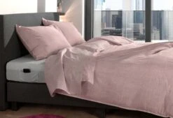 Comfort Beddengoed Winkel -Comfort Beddengoed Winkel zo home dekbedovertrek lino shell nude 5 3