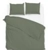Zo!Home Satinado Dekbedovertrek Army Green 2 Zo!Home Satinado Dekbedovertrek Army Green -Comfort Beddengoed Winkel zo home dekbedovertrek satinado army green 1