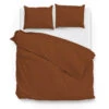 Zo!Home Satinado Dekbedovertrek Copper Orange 1 Zo!Home Satinado Dekbedovertrek Copper Orange -Comfort Beddengoed Winkel zo home dekbedovertrek satinado copper orange 1 nologo