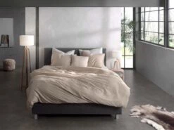 Zo!Home Satinado Dekbedovertrek Sand 13 Zo!Home Satinado Dekbedovertrek Sand -Comfort Beddengoed Winkel zo home dekbedovertrek satinado forest sand 4 1