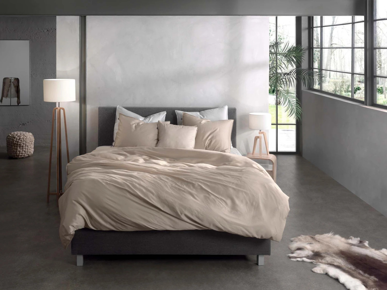 Zo!Home Satinado Dekbedovertrek Sand 8 Zo!Home Satinado Dekbedovertrek Sand - Afbeelding 6