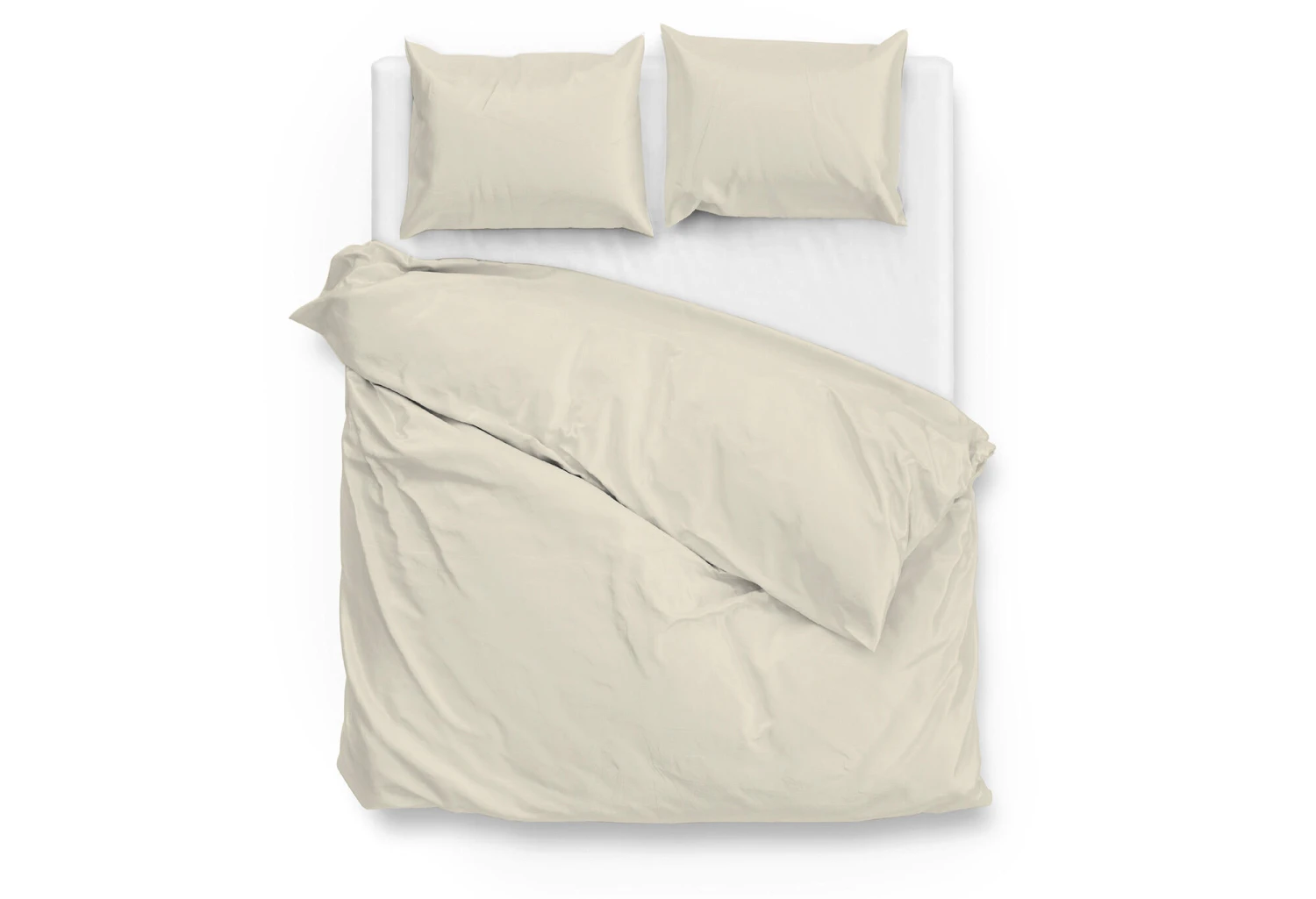 Zo!Home Satinado Dekbedovertrek Off-White 3 Zo!Home Satinado Dekbedovertrek Off-White