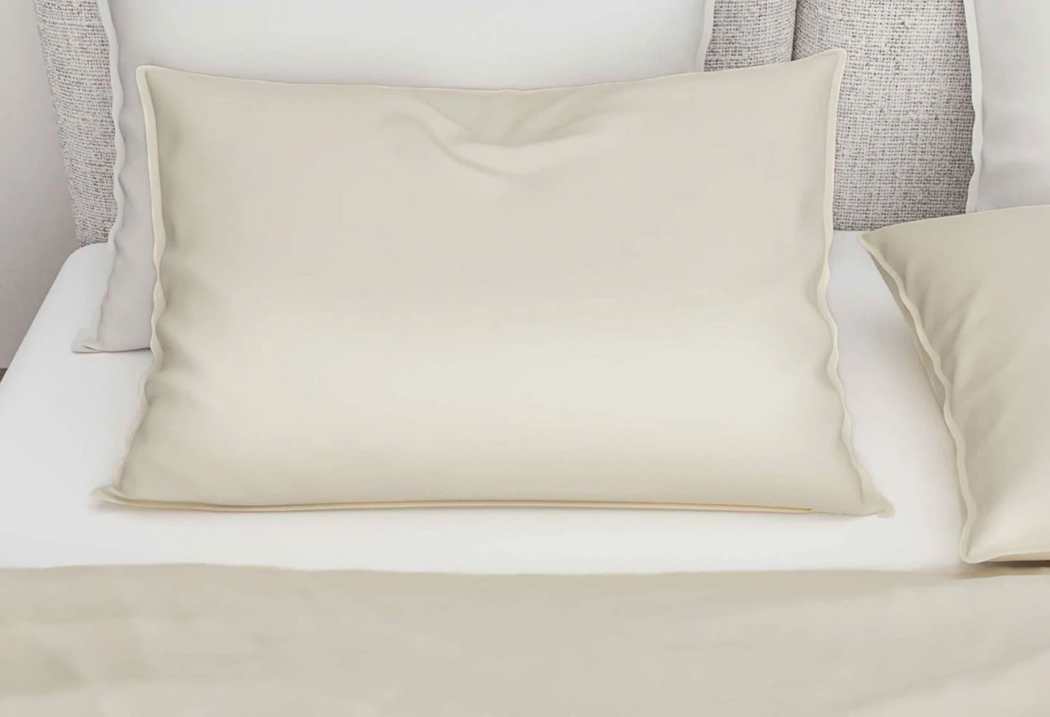 Zo!Home Satinado Dekbedovertrek Off-White 6 Zo!Home Satinado Dekbedovertrek Off-White - Afbeelding 4