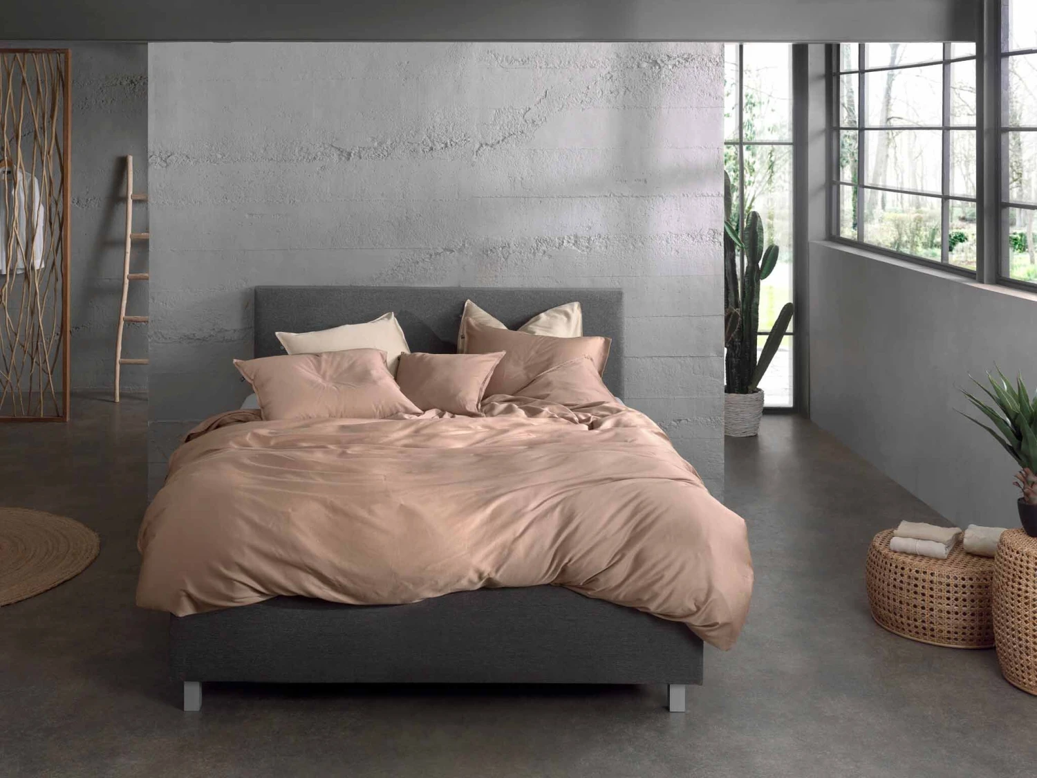 Zo!Home Satinado Dekbedovertrek Praline Brown 7 Zo!Home Satinado Dekbedovertrek Praline Brown - Afbeelding 5