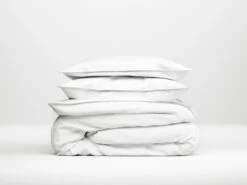 Zo!Home Satinado Dekbedovertrek White -Comfort Beddengoed Winkel zo home dekbedovertrek satinado pure white 2