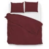 Zo!Home Satinado Dekbedovertrek Spicy Red -Comfort Beddengoed Winkel zo home dekbedovertrek satinado spicy red 1 nologo