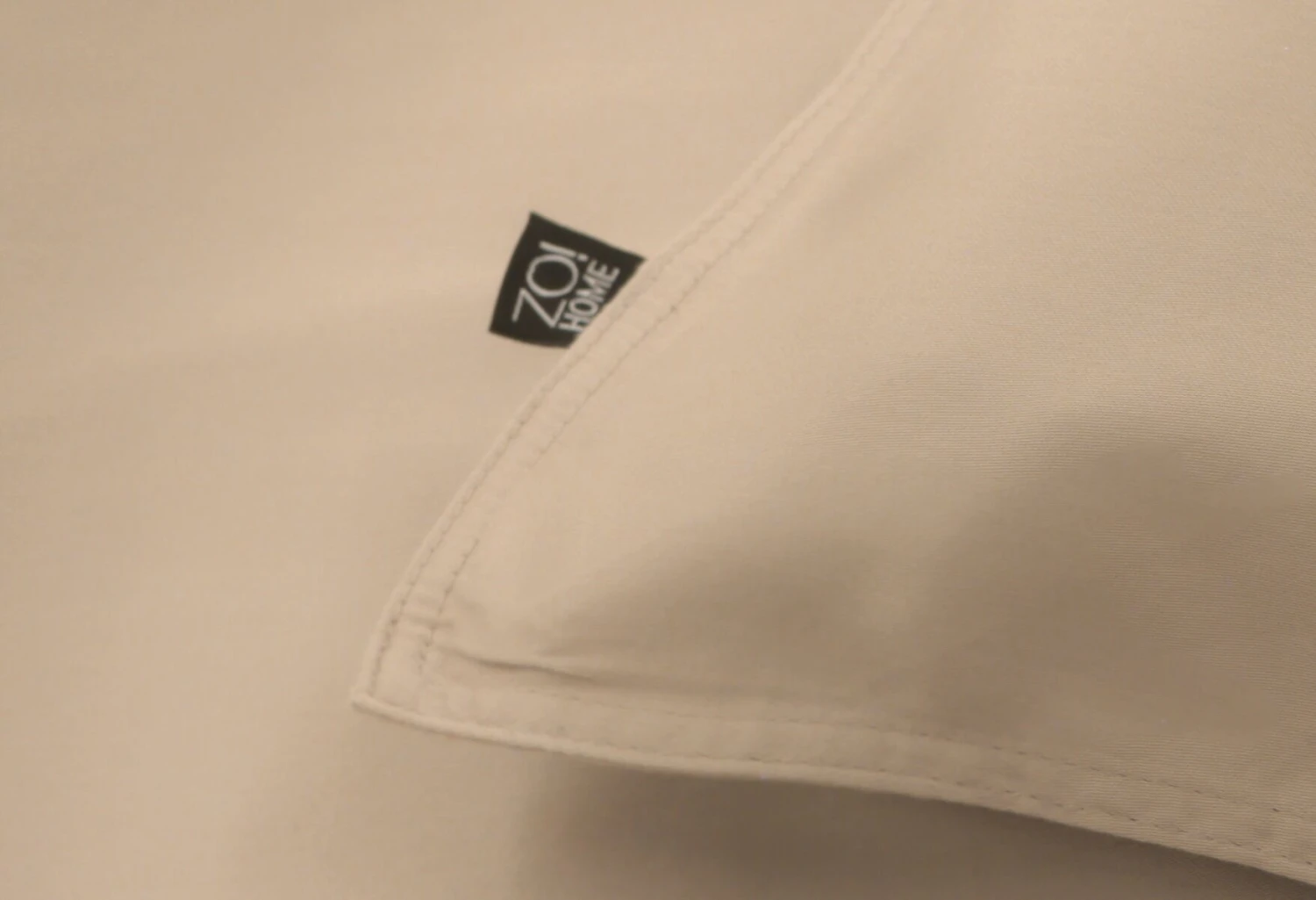 Zo!Home Satinado Dekbedovertrek Sand 6 Zo!Home Satinado Dekbedovertrek Sand - Afbeelding 4