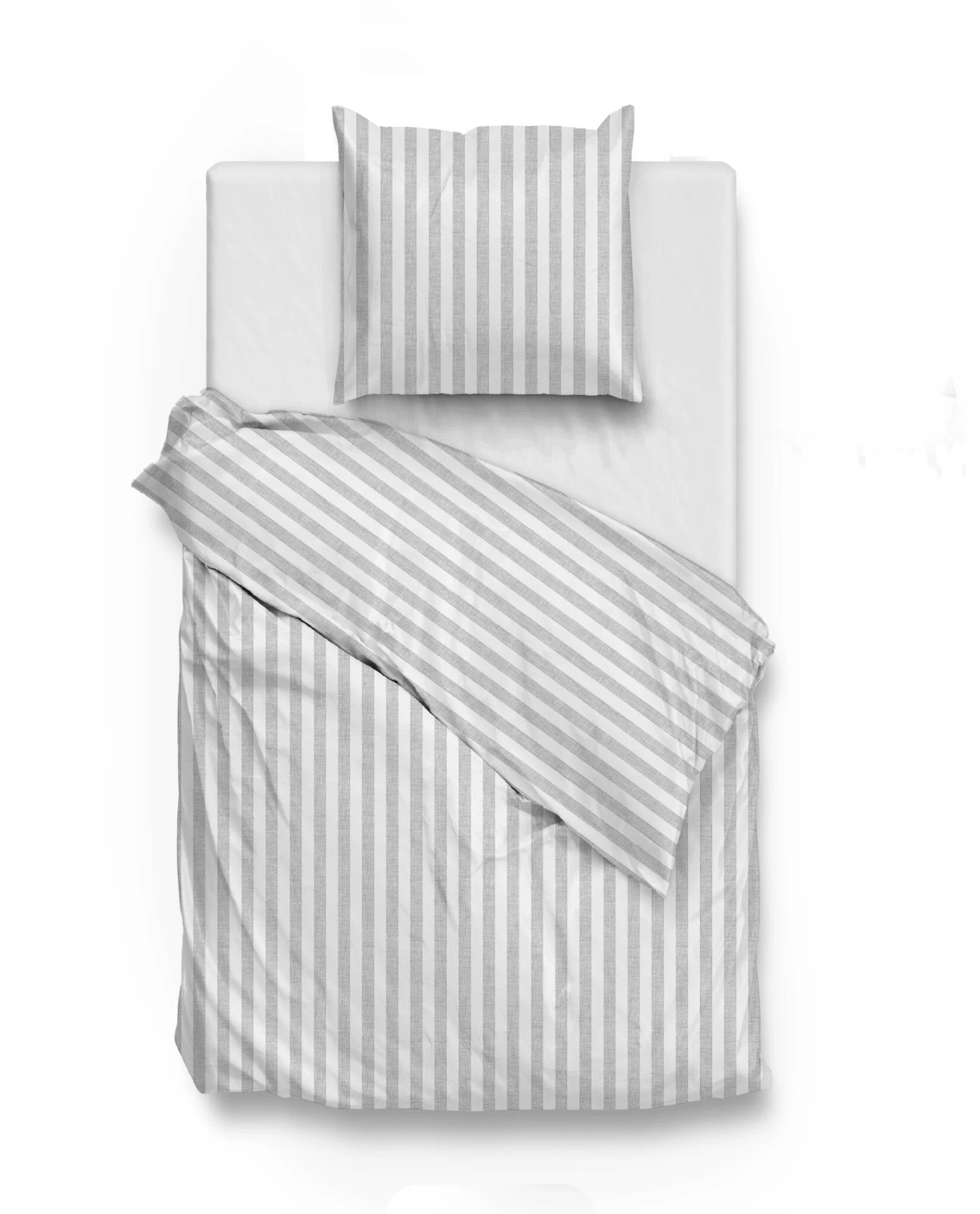 Zo!Home Banda Di Lino Dekbedovertrek Dove Grey 4 Zo!Home Banda Di Lino Dekbedovertrek Dove Grey - Afbeelding 2