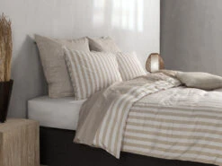 Zo!Home Banda Di Lino Dekbedovertrek Sandy Beige 9 Zo!Home Banda Di Lino Dekbedovertrek Sandy Beige -Comfort Beddengoed Winkel zohome dekbedovertrek katoen banda di lino sandy beige 3