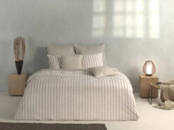 Zo!Home Banda Di Lino Dekbedovertrek Sandy Beige 10 Zo!Home Banda Di Lino Dekbedovertrek Sandy Beige -Comfort Beddengoed Winkel zohome dekbedovertrek katoen banda di lino sandy beige 4