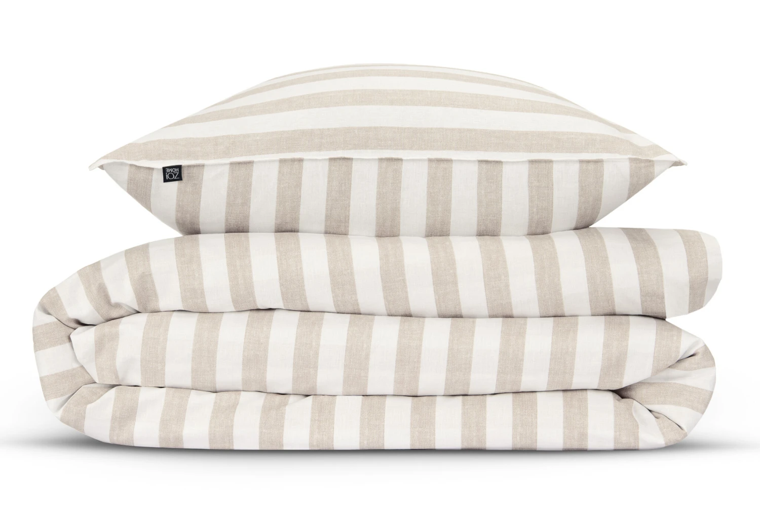 Zo!Home Banda Di Lino Dekbedovertrek Sandy Beige 7 Zo!Home Banda Di Lino Dekbedovertrek Sandy Beige - Afbeelding 5