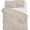 Zo!Home Paisley Di Lino Dekbedovertrek Sandy Beige 1 Zo!Home Paisley Di Lino Dekbedovertrek Sandy Beige -Comfort Beddengoed Winkel zohome dekbedovertrek katoen paisley di lino sandy beige 2